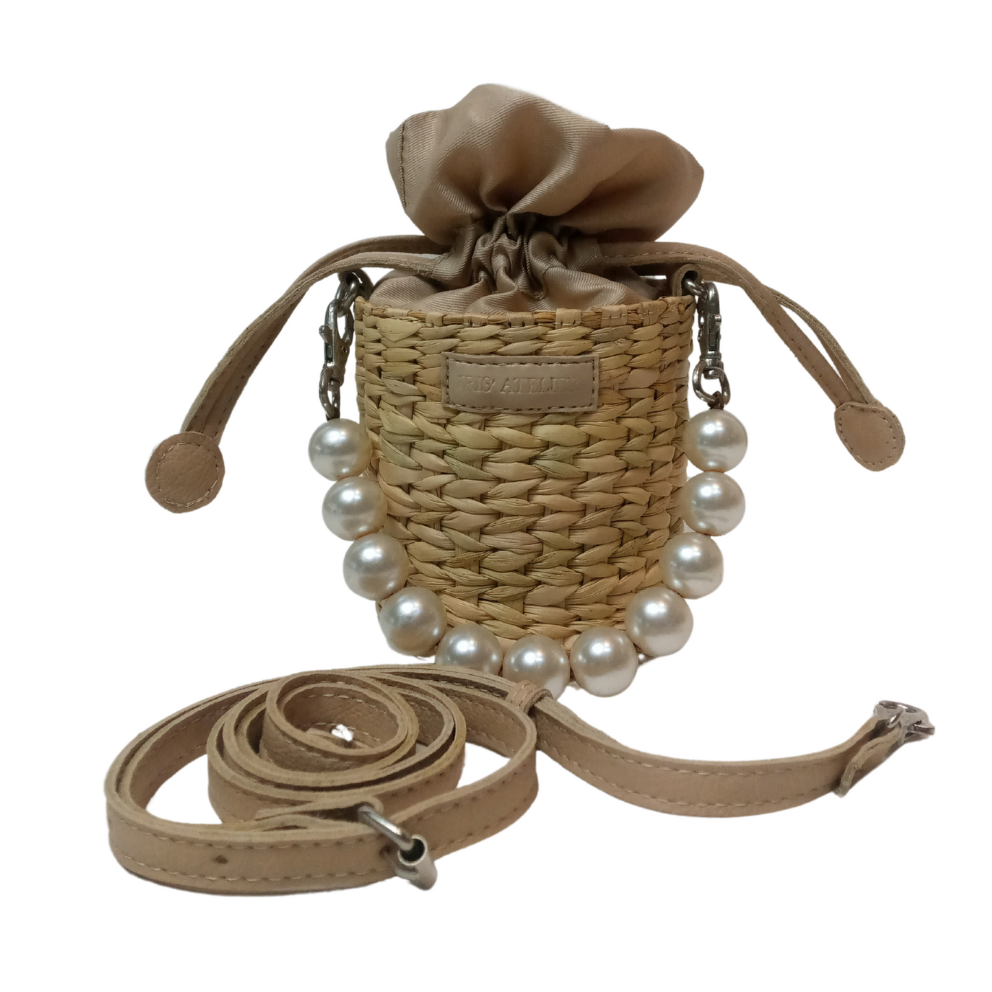 Women Natural Straw Potli Bag Iris Atelier India