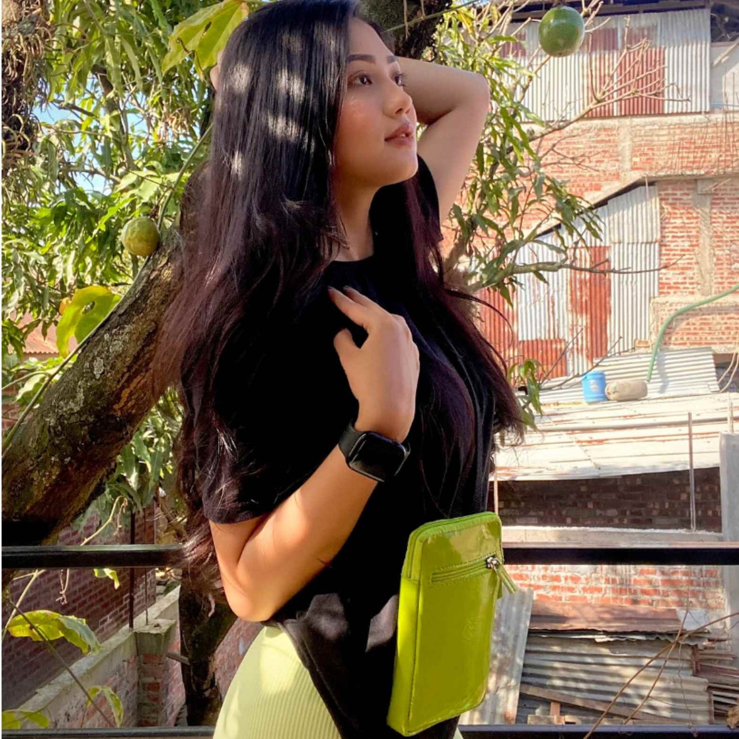 Neck Pouch - Iris Atelier India