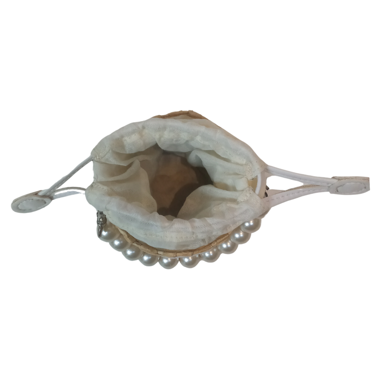 Women Natural Straw Potli Bag Iris Atelier India