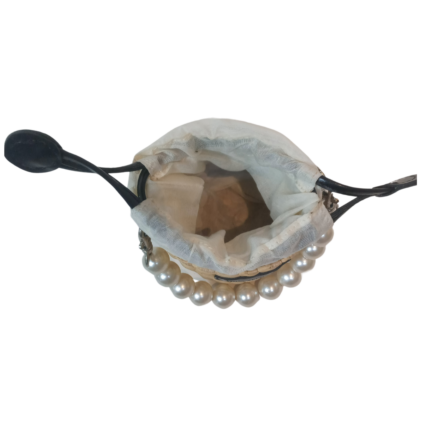 Women Natural Straw Potli Bag Iris Atelier India