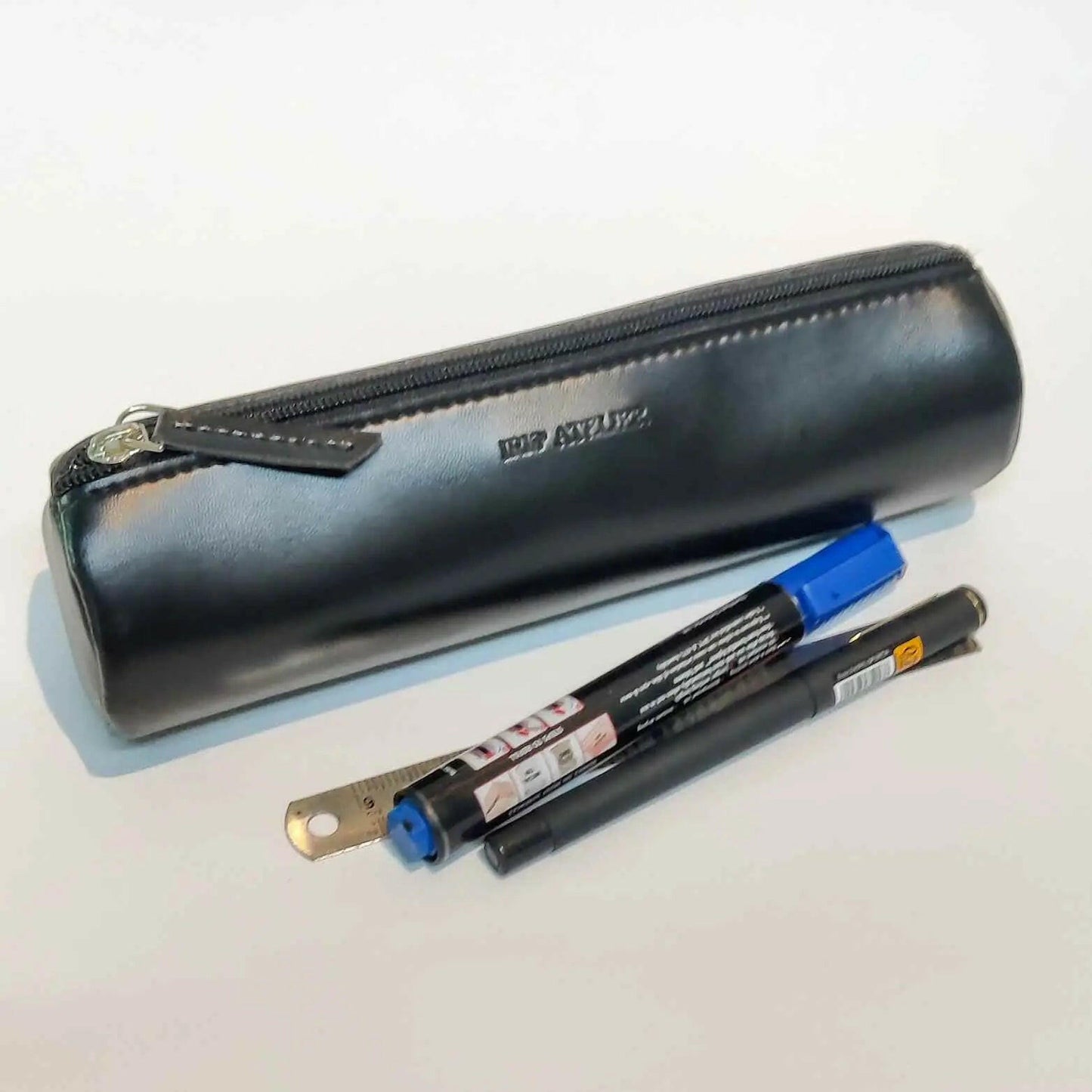 Pencil Pouch (Black) - Iris Atelier India