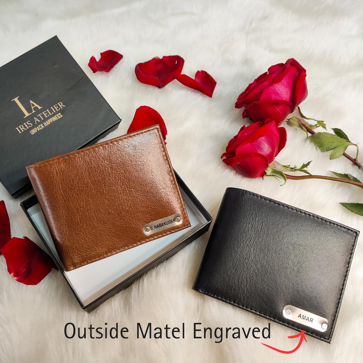 Personalized Classic Bi Fold Wallet.