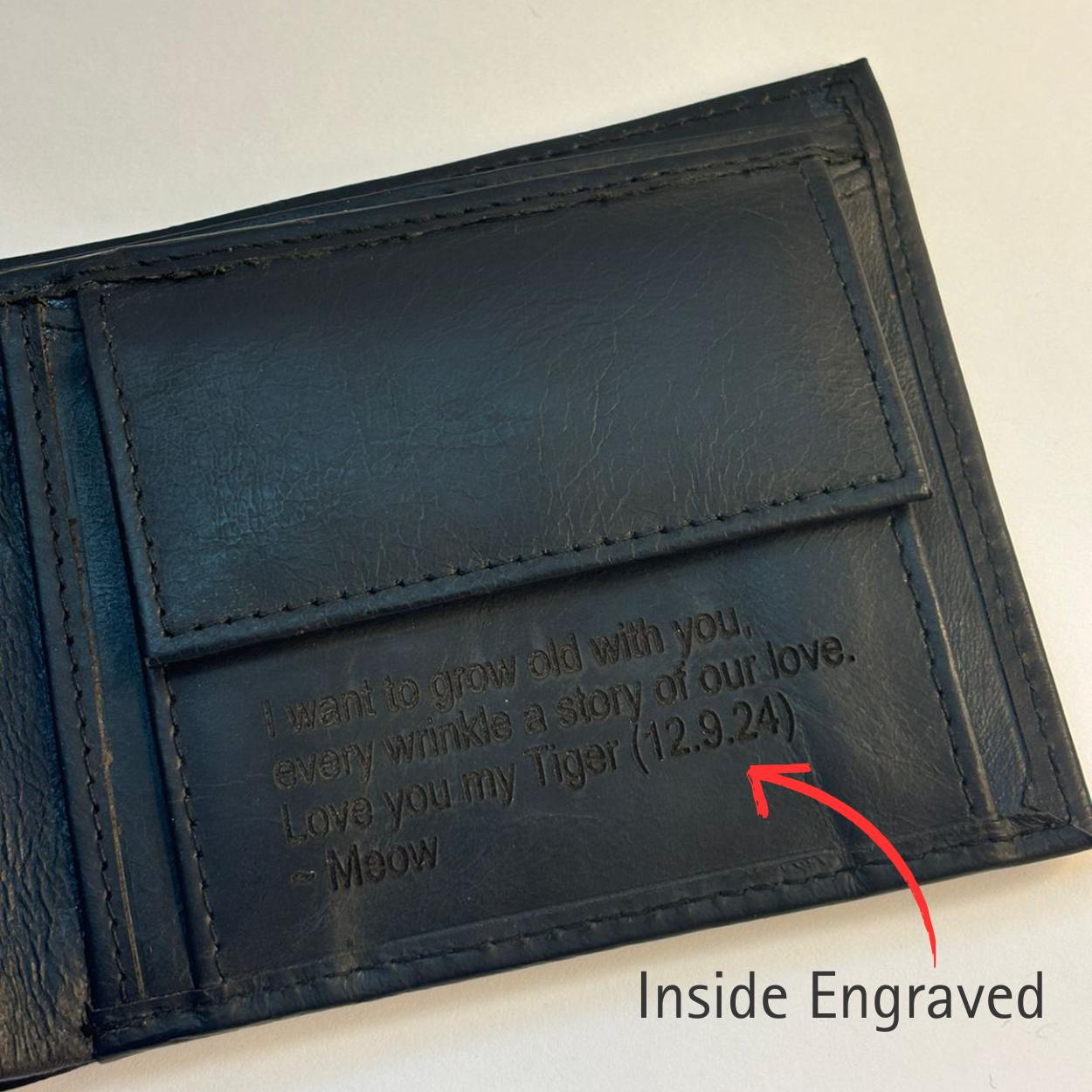 Personalized Classic Bi Fold Wallet.