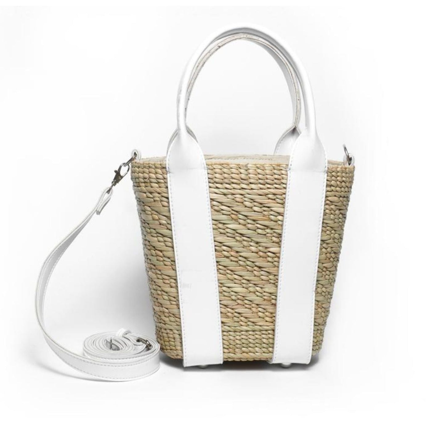 Graceful Escape Natural Straw Beach Bag Iris Atelier India