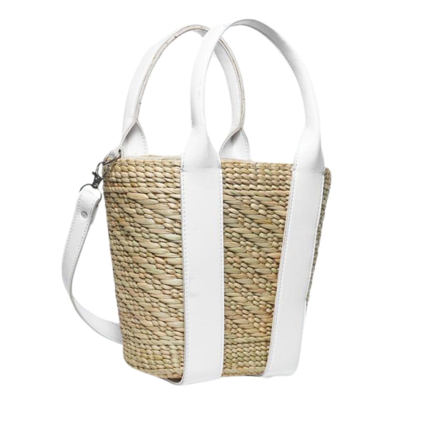 Graceful Escape Natural Straw Beach Bag Iris Atelier India