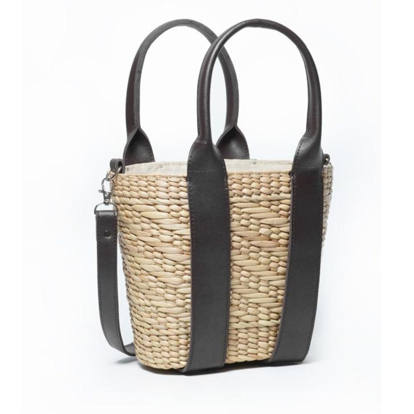Graceful Escape Natural Straw Beach Bag Iris Atelier India
