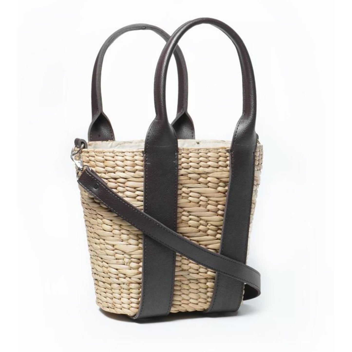 Graceful Escape Natural Straw Beach Bag Iris Atelier India