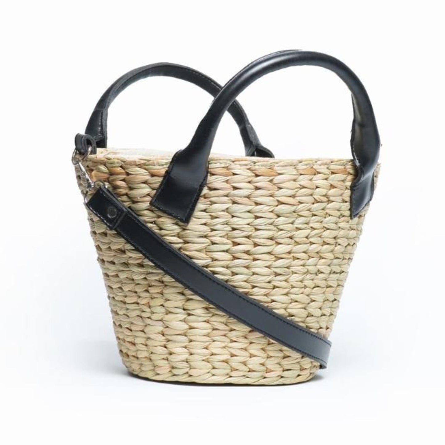 Women Natural Straw Anse Serenity Beach Bag Handicraft Bag - Iris Atelier India