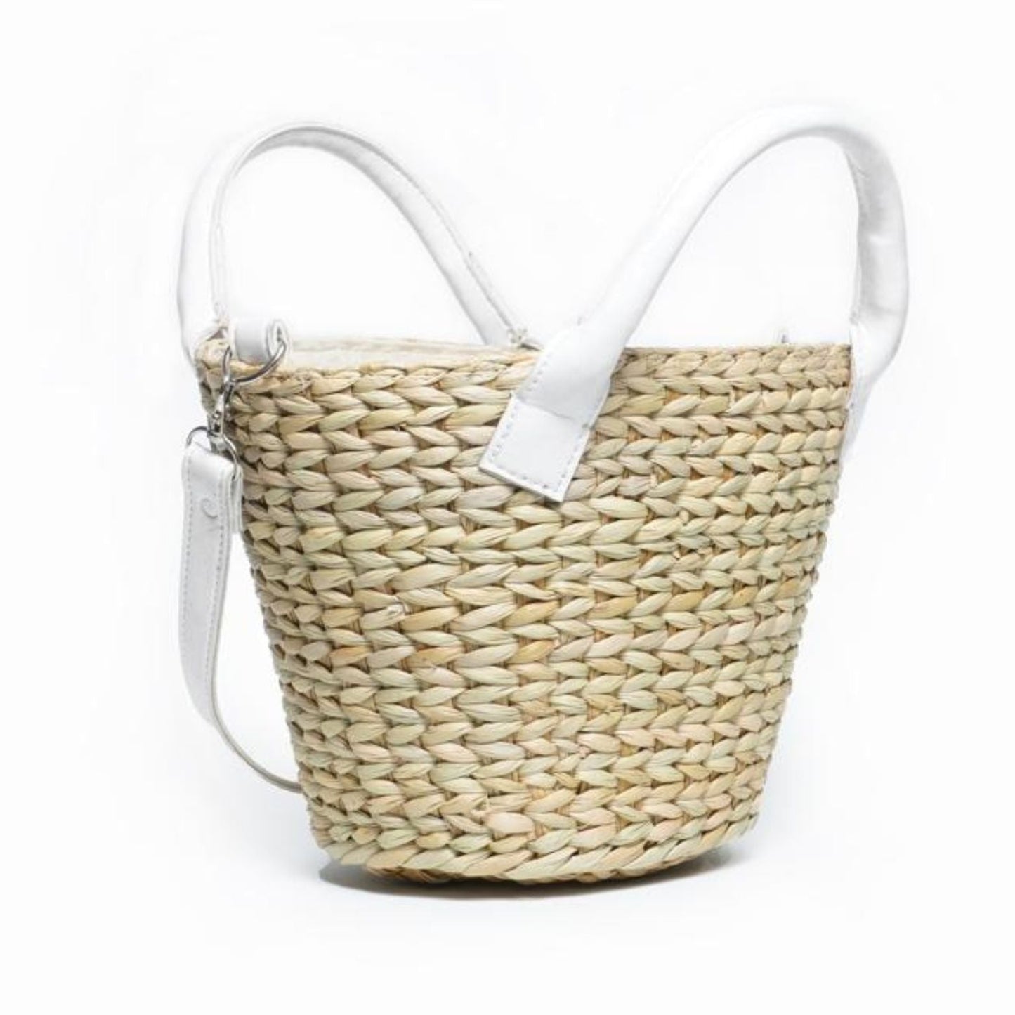 Women Natural Straw Anse Serenity Beach Bag Handicraft Bag - Iris Atelier India