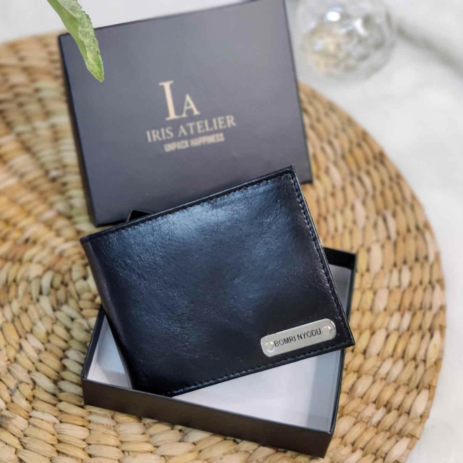 Personalized Classic Bi Fold Wallet.