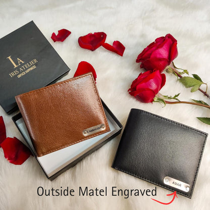 Personalized Classic Bi Fold Wallet.